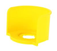 Sosoport Siège de protection d'arrêt d'urgence première boutons d'arrêt d'urgence garde danger protège bouton d'arrêt d'urgence clé bouton protecteur couverture protecteur Plastique Jaune