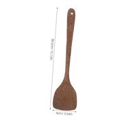Sosoport Spatule de Poulet pour Wok Ustensile de Cuisine Multifonctionnel Antidérapant Manche Long Protection Rayures pour Poêles Antiadhésives et Cuisson Extérieur
