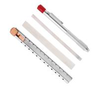 Sosoport Stylo Marqueur Stéatite avec Porte Bloc Crayon à Craie pour Soudage Marquage Précis sur Acier et Carrelage Recharge pour Outils Industriels