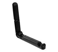 Sosoport Support de de Vinyles Pliable Plastique Étagère Ajustable pour Bureau et Maison Rack de Rangement pour Disques Vinyles Noir