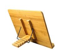 Sosoport Support de Lecture Réglable en Bois de Nanmu Support de Bureau Pliable Porte-Livres Compact pour Manuscrits et Partitions Petit Format pour Étude et Dessin