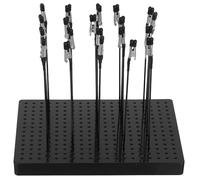 Sosoport Support de Peinture pour Figurines, Support de Peinture Miniature, Pince Crocodile avec Base, Plastique Fer Nylon Aluminium, pour Pièces de Maquette, Assemblage et Aérographe