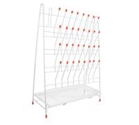 Sosoport Support de Séchage pour Tubes à Essais Emplacements avec Patins Antidérapants Rack de Laboratoire Compact pour Égouttoir Verres et Tubes Laboratoire