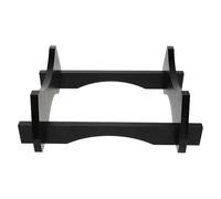 Sosoport Support en Bois Foncé pour Tonneau de 10 litres, Distributeur de Boissons sur Pied pour Vin et Bière, Socle Stable et Décoratif pour Carafe à Eau, pour Maison et Bar