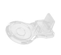 Sosoport Support Présentoir Assiette Acrylique Transparent Petit Présentoir Plateau Rond Stable et Élégant pour Cuisine et Table