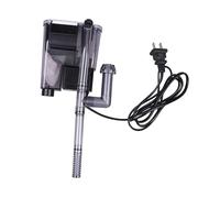 Sosoport Système de Filtration D'aquarium Pompe à Cascade de Coton Biochimique Facile à Utiliser