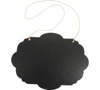 Sosoport Tableau Mémo Mural Effaçable Petit Tableau Noir Suspendu Panneau D’Affichage pour Porte Intérieur Multifonction Craie Support Messages Pratiques