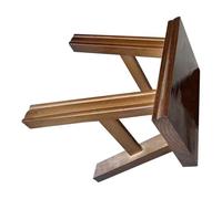 Sosoport Tabouret en Bois Massif de Pin Petit Format 23 Cm Tabouret Polyvalent pour Adultes et Garçon et Filles Siège Léger pour Chambre Salle de Bain ou Salon pour Lits Hauts Usage