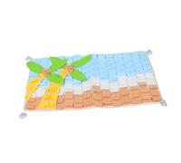 Sosoport Tapis Alimentation pour Chien Et Chat Tapis De Fouille Interactif avec Motif Cocotier Puzzle De Friandises pour Ralentir La Prise Alimentaire Entraînement Intérieur