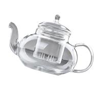 Sosoport Théière en Verre Borosilicate 800 Ml Résistante Haute Température Service à Thé en Verre Fumante Filtre Intégré Bureau Famille Voyage