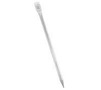 Sosoport Tige de Mise la Terre en Laiton Massif Galvanisé 12mm X 300mm pour Clôture Électrique, Tige Filetée Portable Résistante aux Intempéries, Protection Foudre et Mise la Terre