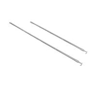 Sosoport Tige de Traction à Crochet Amovible pour Puits de Lumière de Grenier en Acier Inoxydable et Plastique, 2pcs, Compatible Toit et Espaces de Vie RV