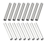 Sosoport Tiges D'électrolyse en Fer et Aluminium 16 Pièces pour Analyse Qualité Eau, Douille pour Élément Chauffant Chauffe-eau, Électrode Précise Industrielle et Laboratoire