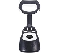 Sosoport Toilette pour Chien Pelles à Litière Ramasseur De Caca De Chien Dehors Tapis De Chien Broyeur Animal De Compagnie Accessoires Gadgets pour Chiens Accessoire Chat Black Plastique