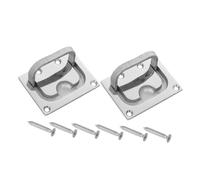 Sosoport Trappes De Traction Marines Poignée De Traction De Trappe Poignée De Affleurante en Acier Inoxydable Loquet De Bateau Loquet De Pont