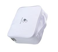 Sosoport Trousse de Remède en Tissu Oxford Blanc, Rangement Pratique et Lavable pour Bureau et Paquet à Main, Organiseur Portable pour Voyages et Premiers Secours