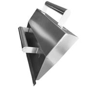 Sosoport Truelle à Bordures en Acier Inoxydable pour Finition de Béton et Plaques de Plâtre Outil de Maçonnerie Professionnel Grattoir à Ciment Ergonomique pour Murs et Plafonds Outil