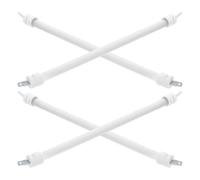 Sosoport Tube Chauffant en Quartz 27 Cm 4 Pièces pour Petit Chauffage Infrarouge, Élément Chauffant Électrique de Rechange pour Chauffage Extérieur, Chauffe-air Portable, Compatible