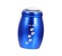 Sosoport Urne Funéraire pour Chien Coffret De Rangement Acier Inoxydable pour Cendres Animal De Compagnie