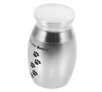 Sosoport Urne pour Cendres Animaux De Compagnie avec De Patte Boîte Commémorative pour Chiens Et Chats Pot Funéraire Décoratif pour Garder Les Souvenirs Précieux