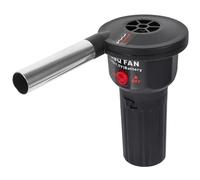 Sosoport Ventilateur Soufflant Portable Pour Barbecue Et Camping, Souffleur D'incendie Compact Poignée Ergonomique, Léger Allumer Feu Et Poêle à Bois En Extérieur