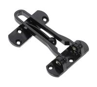 Sosoport Verrou de Sécurité pour Porte Intérieure en Alliage de Zinc Barre de Sécurité Noire Serrure Anti-Intrusion pour Maison et Hôtel Protection Renforcée Installation Facile