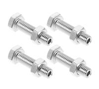 Sosoport Vis Creuse 12 mm x 52 mm pour Câble de Musculation Boulon Hexagonal Creux avec Écrou 4 Pièces Fixation Sécurisée pour Équipements de Fitness Compatible Poulie et Câbles