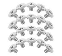 Sosoport Vis de Fixation pour Tondeuse à Cheveux 20pcs en Fer Argenté, Stabilité Lame et Commodité Compacte, pour Salon et Voyage