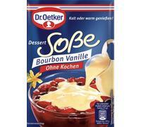 Soße Bourbon-Vanille ohne Kochen - Sauce vanille bourbon sans cuisson - Pour délicieux gâteaux, pains et dessert maison pour des recettes gourmandes - Compatible avec oetker - 39 g