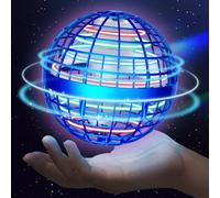 Sosuy 2026 Boule Volante Lumineuse Noel Jouet Garcon, Magique Flying Boomerang Balle Qui Revient Mini Floating Ball Drone Jeux Exterieur Christmas Cadeau pour Garcon Fille Enfant Ado 6 7 8 9 10+ Blu