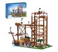 Sosuy Jeu de Construction de Montagnes Russes, Jouet de Parc d'attraction pour garçon Fille Adolescent, Cadeau d'anniversaire de Pâques pour Enfant Adulte âgé de 6 7 8 9+, Collection 2174pcs sur Le t