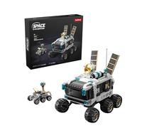 Sosuy Set Rover Mars & Lune, Blocs STEM Garçons 8+, Véhicule Exploration Spatiale 2 Tailles Rovers Autonomes, Panneaux Solaires, Jouet Éducatif Enfants Ados Adultes