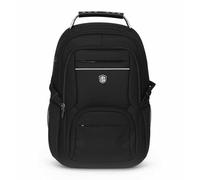 Sotala Aoking Sac à dos d'écolier, de loisirs, de sport, de randonnée, voyage, université, travail, école, avec compartiment pour ordinateur portable de 15,6", imperméable, 22 l, noir, pour homme et