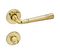 SOTECH 1 Jeu de poignée de porte FREJA laiton poli Salle de bain (toilette)