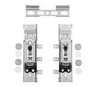 SOTECH 1 jeu de suspensions d'armoires dissimulés TH6402 | capacité de charge / paire 178 kg supports muraux réglables en acier galvanisé Support d'armoire avec rail de suspension
