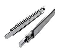 SOTECH 1 paire de coulisses à sortie totale 118596 Hauteur 53,4 mm, longueur 1300 mm Glissière de tiroir avec capacité de charge de 85 Kg