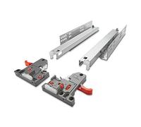SOTECH 1 paire de coulisses de tiroir à sortie totale pour tiroir en bois UV2-30-K3D-L550-SC FullSlide avec réglage 3D 550 mm SoftClose Capacité de charge jusqu'à 30Kg