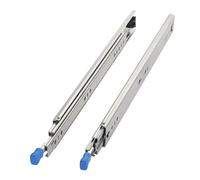 SOTECH 1 paire de Coulisses pour charges lourdes KV2-100-H53-L850-LC 850 mm avec fonction d'encliquetage Lock-in/out Coulisse à sortie totale pour charges lourdes, charge maximale 100 kg