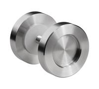 SOTECH 1 paire Poignées de porte coulissante ENISA Ø 50 mm inox brossé pour portes en bois