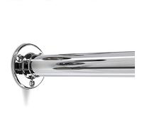 SOTECH 1 pièce Barre de penderie 1000 mm RONDE Ø 25 mm chromée avec 2 pièces de support de barre Barre de penderie