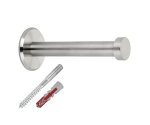 SOTECH 1 pièce patère TALEA avec véritable plaque en acier inoxydable massif avec matériel de montage Ø 10/15 mm longueur 70 mm longueur totale 73 mm crochet mural porte-serviettes