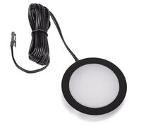 SOTECH 1 x Spot encastré LED Giulia pour meuble Ultraslim / 12V / 3W / Blanc neutre - 4000K / 65 x 12 mm / Boîtier noir