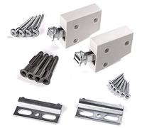 SOTECH 1 x Support d'armoire Set Complet Blanc Support Mural Support d'armoire Capacité de Charge 120 kg