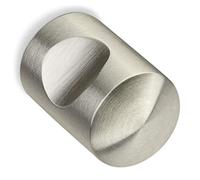 SOTECH 10 pièces Boutons de meubles EK01 Ø 20 mm Acier inox brossé Pommeau de meuble de