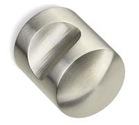 SOTECH 10 pièces Boutons de meubles EK01 Ø 30 mm Acier inoxydable brossé Pommeau de meuble de