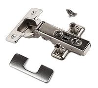 SOTECH 10 pièces SOFT-CLOSE Paumelles 105° Butée d'angle T45 avec plaques de montage et vis et montage rapide KLIP, testé à 50000 cycles SO-T45