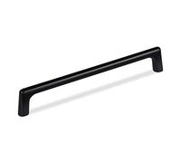 SOTECH 10 x Poignées de meuble Blackline III BA 160 mm noir mat, Poignées d'armoire longueur 170 mm x largeur 11 mm x hauteur 30 mm