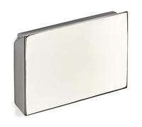 SOTECH 10 x Poignées Rabattable SW20 Entraxe 32 mm Chrome Poignées pour Tiroir Poignées pour Armoire Poignée de Tiroir de