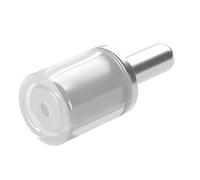 SOTECH 100 pièces Support d'Étagère pour trou de perçage 3 mm caoutchouté Support d'Étagère à emboîtement pour Étagères en Verre et en Bois