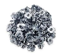 SOTECH 100 x Écrous à Griffes M4 x 8 x 15 mm avec 4 Pointes | pour la Fixation de Composants de la Fabrication de Meubles Écrous